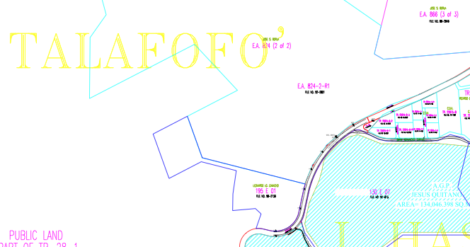 Talafofo Saipan Village Maps