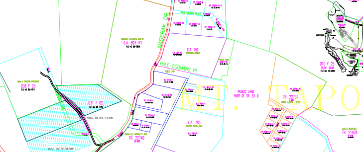 Tapochau Area Saipan Village Maps